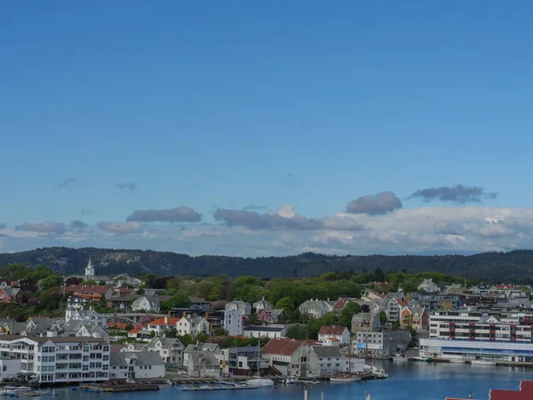 Πόλη Haugesund Στη Νορβηγία — Φωτογραφία Αρχείου