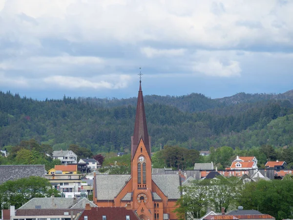 노르웨이의 하우게순이라는 — 스톡 사진