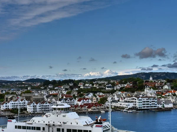 Cidade Haugesund Noruega — Fotografia de Stock