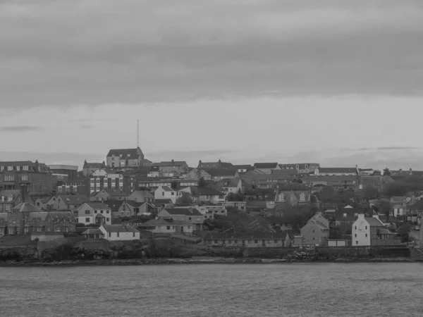 Shetlandeilanden Met Stad Lerwick Schotland — Stockfoto