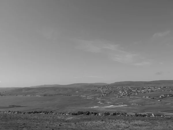 Las Islas Shetland Con Ciudad Lerwick Escocia — Foto de Stock