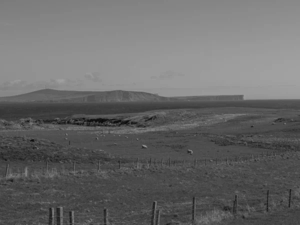 Shetlandeilanden Met Stad Lerwick Schotland — Stockfoto