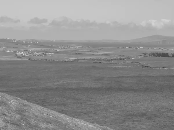 Νησιά Shetland Την Πόλη Του Lerwick Στη Σκωτία — Φωτογραφία Αρχείου