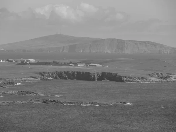 Νησιά Shetland Την Πόλη Του Lerwick Στη Σκωτία — Φωτογραφία Αρχείου