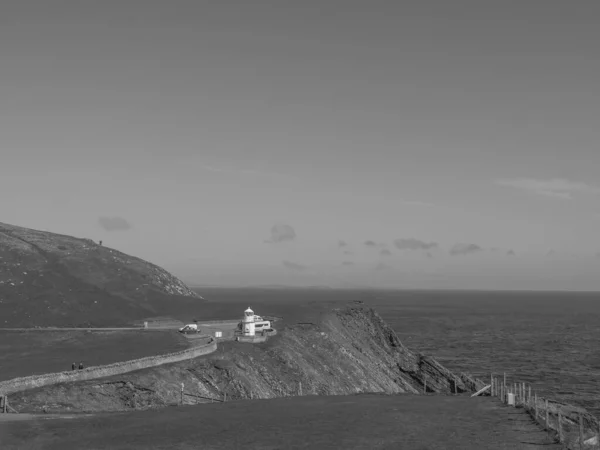 Ilhas Shetland Com Cidade Lerwick Escócia — Fotografia de Stock