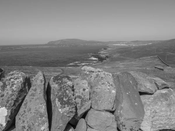 Våtmarksöarna Med Staden Lerwick Skottland — Stockfoto