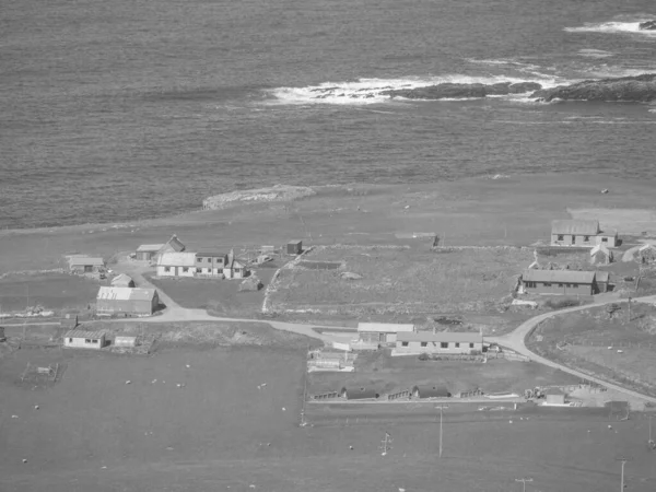 Shetlandské Ostrovy Městem Lerwick Skotsku — Stock fotografie