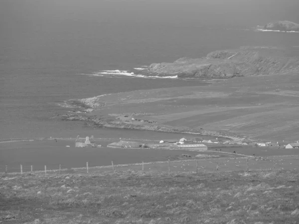 Die Shetlandinseln Mit Der Stadt Lerwick Schottland — Stockfoto