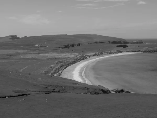 Skoçya Lerwick Şehrinin Bulunduğu Shetland Adaları — Stok fotoğraf