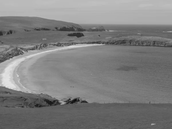 Skoçya Lerwick Şehrinin Bulunduğu Shetland Adaları — Stok fotoğraf