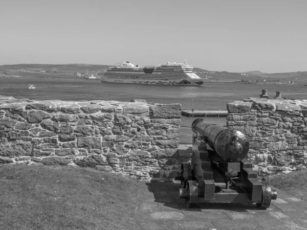 Las Islas Shetland Con Ciudad Lerwick Escocia — Foto de Stock