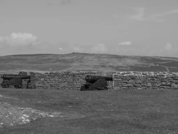 Wyspy Shetland Miastem Lerwick Szkocji — Zdjęcie stockowe