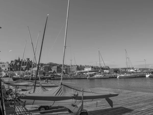 Las Islas Shetland Con Ciudad Lerwick Escocia —  Fotos de Stock