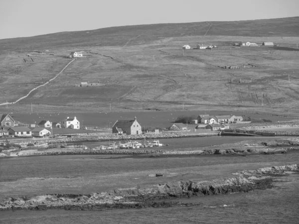 Die Shetlandinseln Mit Der Stadt Lerwick Schottland — Stockfoto