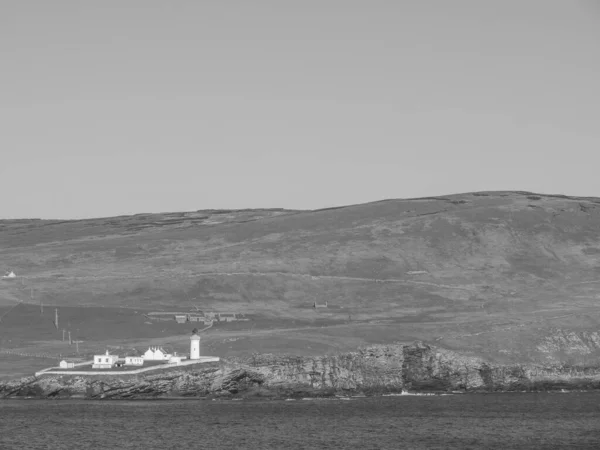 Skoçya Lerwick Şehrinin Bulunduğu Shetland Adaları — Stok fotoğraf