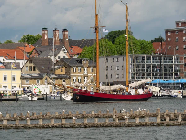 Die Stadt Kappeln Und Die Schlei Deutschland — Stockfoto