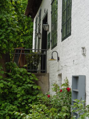 Kappeln şehri ve Almanya 'daki Schlei nehri.