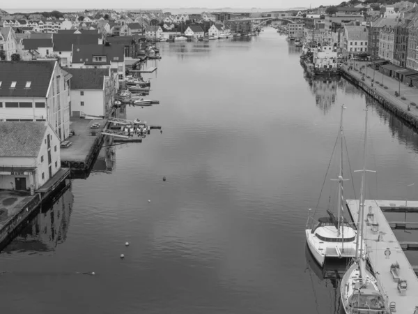 Haugesund Cidade Norway — Fotografia de Stock