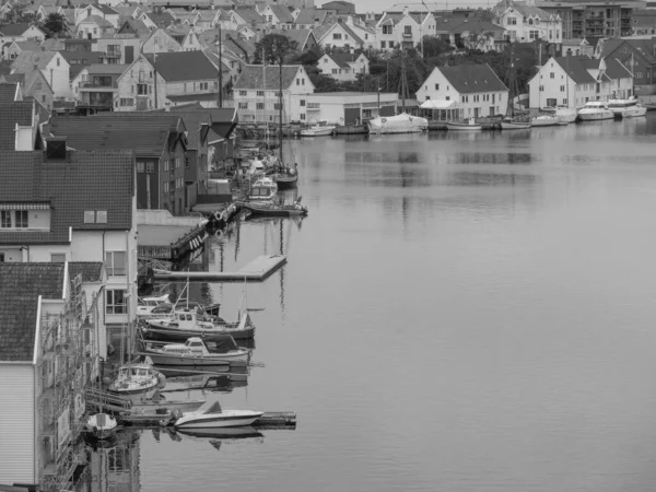 Město Haugesund Norsku — Stock fotografie