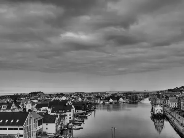 Haugesund Ville Dans Nord — Photo