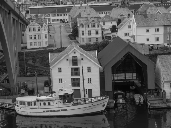 Norveç Teki Haugesund Şehri — Stok fotoğraf