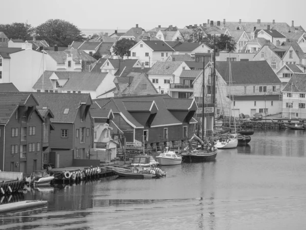 Haugesund Miasto Norwegii — Zdjęcie stockowe