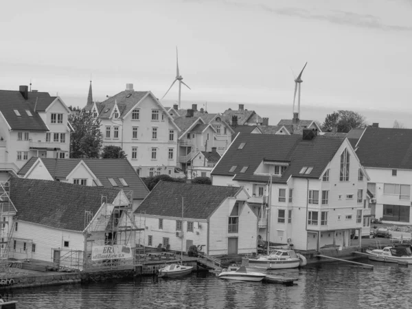 Stadt Haugesund Norwegen — Stockfoto