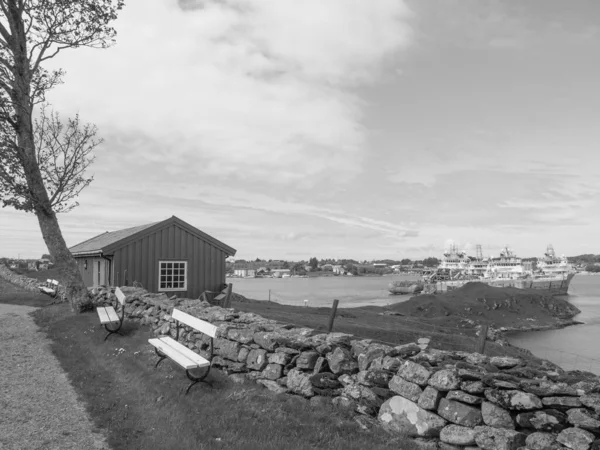 Stadt Haugesund Norwegen — Stockfoto