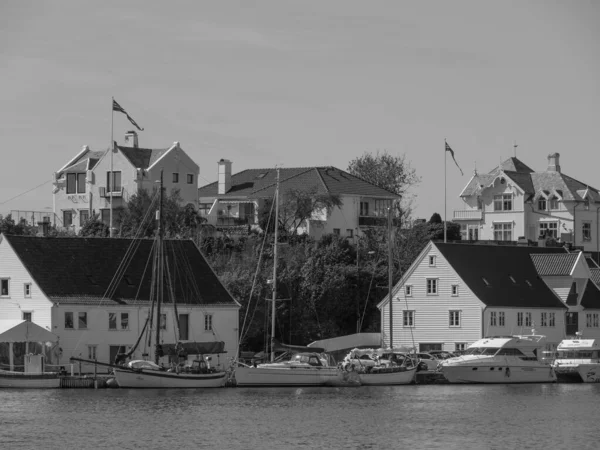 Stadt Haugesund Norwegen — Stockfoto