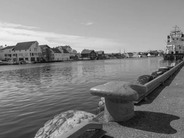 Stadt Haugesund Norwegen — Stockfoto