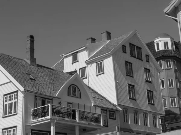 Stadt Haugesund Norwegen — Stockfoto