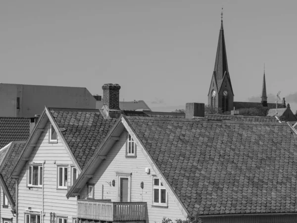 Haugesund Város Norvégiában — Stock Fotó