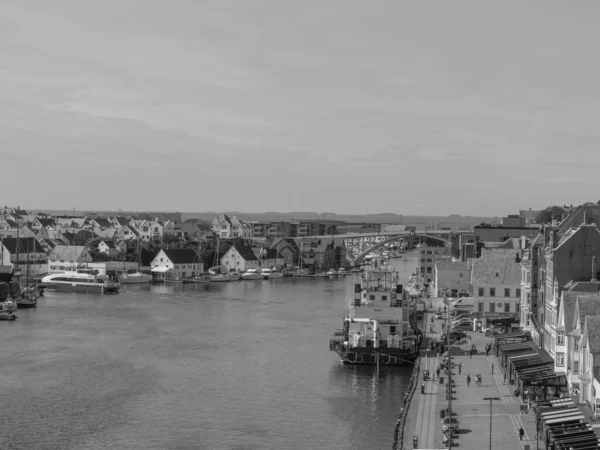 Haugesund Stad Het Noorden — Stockfoto