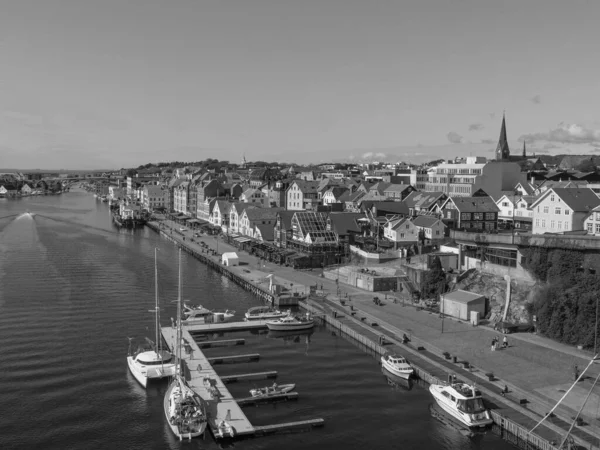 Norveç Teki Haugesund Şehri — Stok fotoğraf