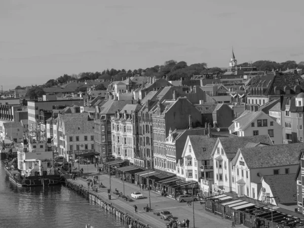 Stadt Haugesund Norwegen — Stockfoto