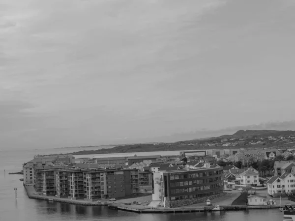 Stadt Haugesund Norwegen — Stockfoto