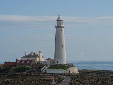 Newcastle şehriyle Kuzey İngiltere kıyıları