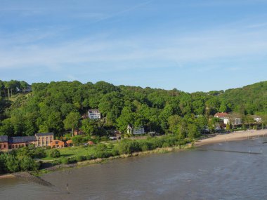 Hamburg şehri ve Elbe nehri Almanya 'da.