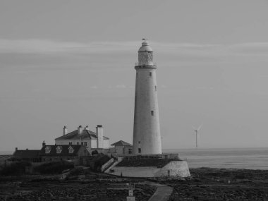 Newcastle şehriyle Kuzey İngiltere kıyısında.