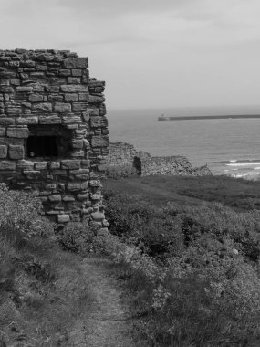 Newcastle şehriyle Kuzey İngiltere kıyısında.