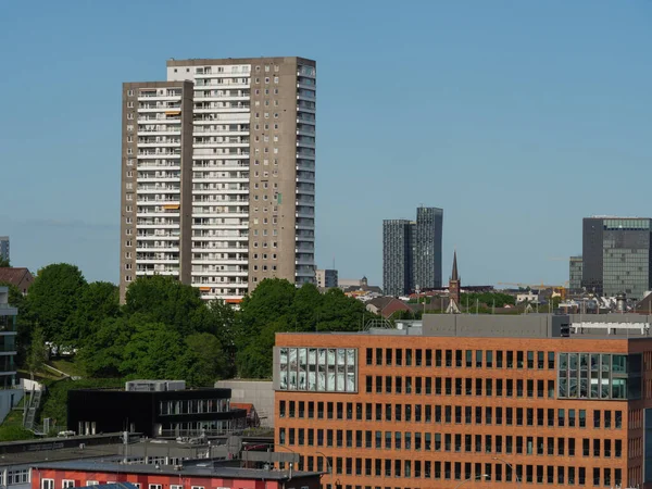 Stad Hamburg Elbe Duitsland — Stockfoto