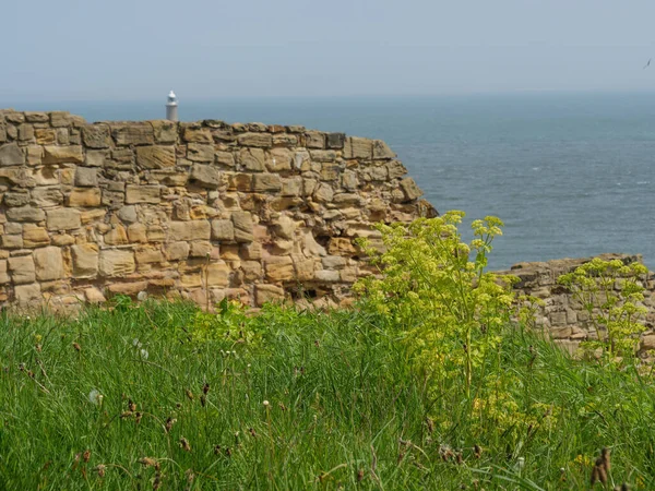 Wybrzeże Północnej Anglii Miastem Newcastle — Zdjęcie stockowe