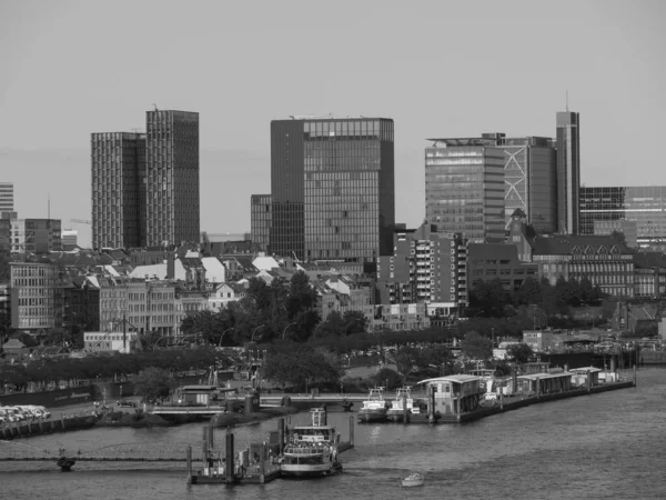 Die Stadt Hamburg Und Die Elbe Deutschland — Stockfoto