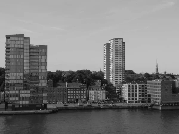 Місто Гамбург Ріка Ельба Зародку — стокове фото
