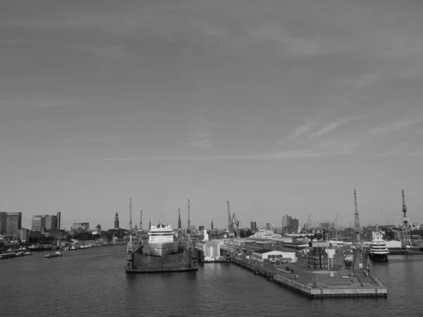 Stad Hamburg Elbe Duitsland — Stockfoto