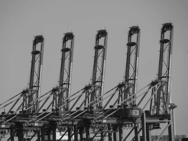 Stad Hamburg Elbe Duitsland — Stockfoto