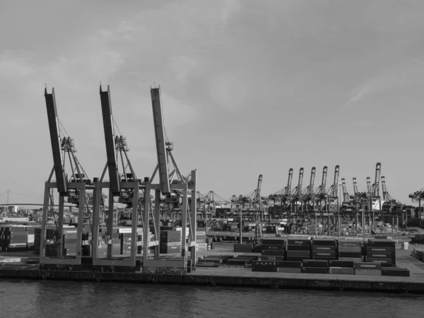 Stad Hamburg Elbe Duitsland — Stockfoto