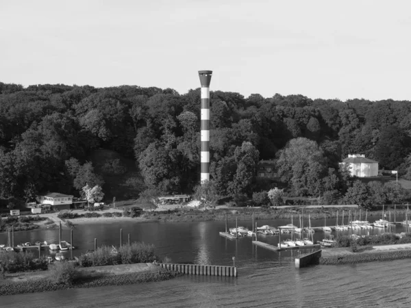 Stad Hamburg Elbe Duitsland — Stockfoto