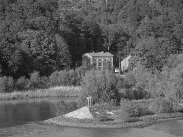 Città Amburgo Fiume Elba Germania — Foto Stock