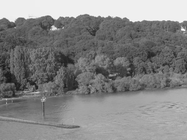 City Hamburg River Elbe Germany — Stock Photo, Image